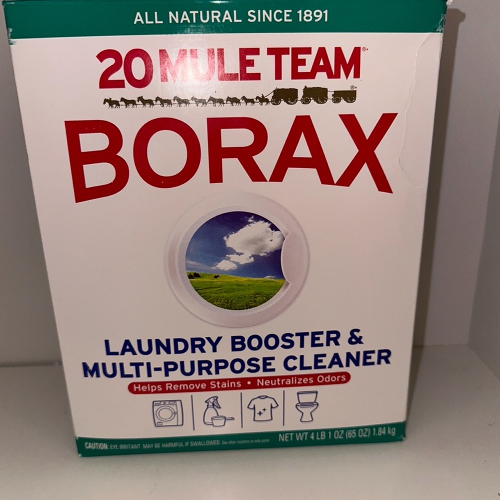 20 Mule Team All Natural Borax Detergent Booster Multi-Purpose Household Clean